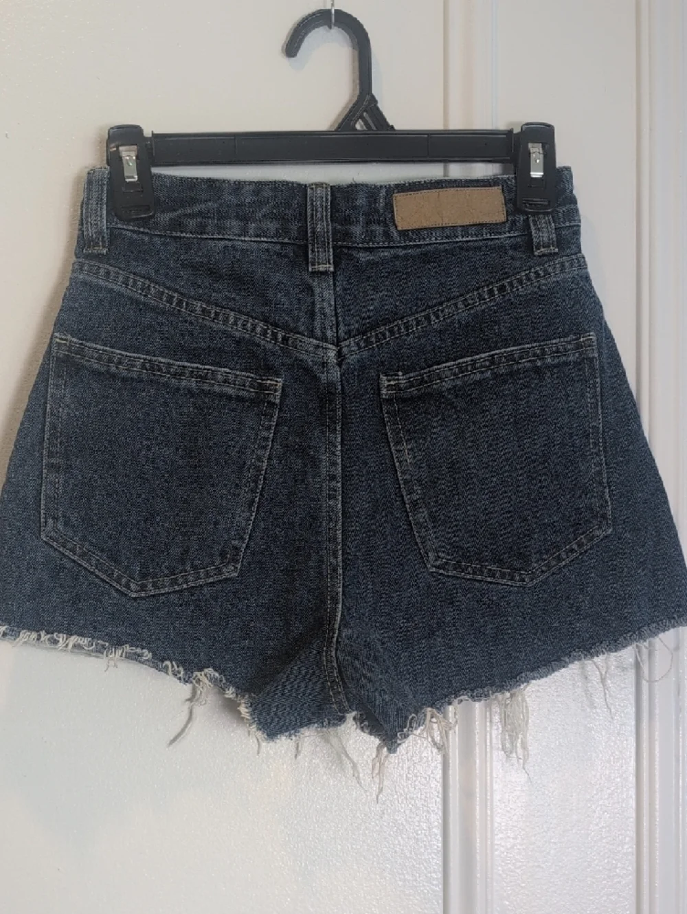 Cotton On  Washed Distressed High-Rise Jean Shorts